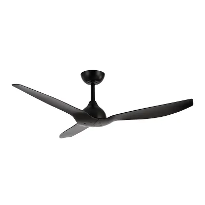 Ventilador de Techo Negro Sin Luz