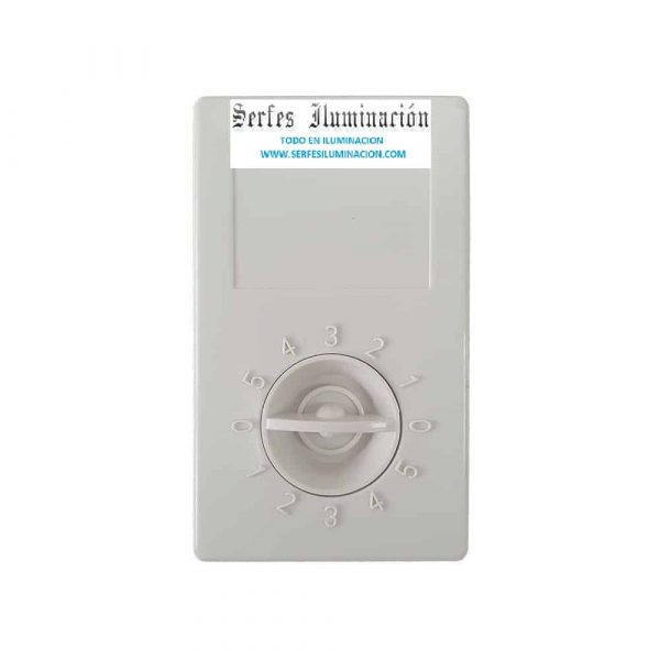 Inteructor de Pared Ventilador de Techo 5 Velocidades