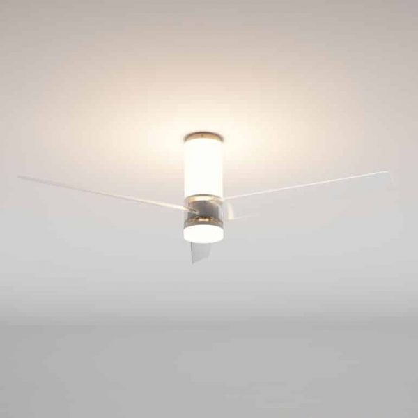 Ventilador de Techo Led DC Aspas Transparentes con luz Central - Imagen 6