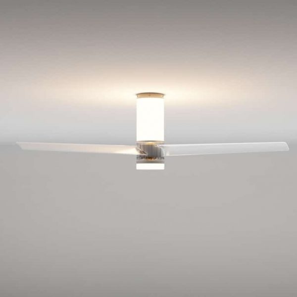 Ventilador de Techo Led DC Aspas Transparentes con luz Central - Imagen 7